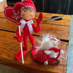 Valentine’s Annalee dolls